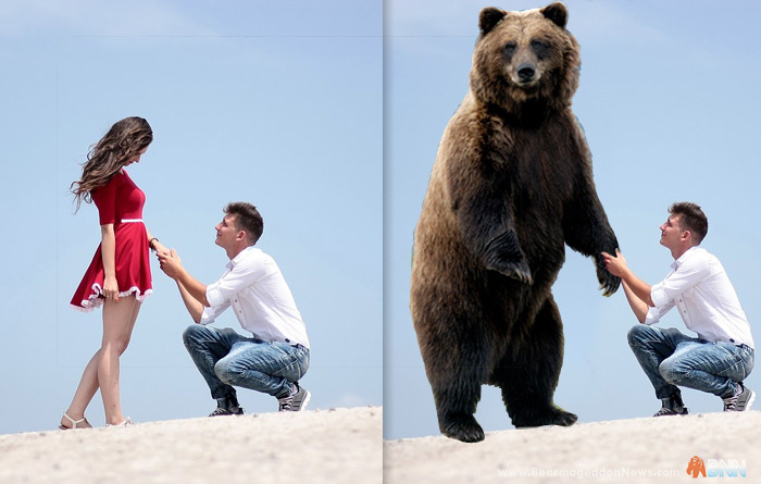 What was once an adorable image is now clearly a microaggression when you throw in a bear.